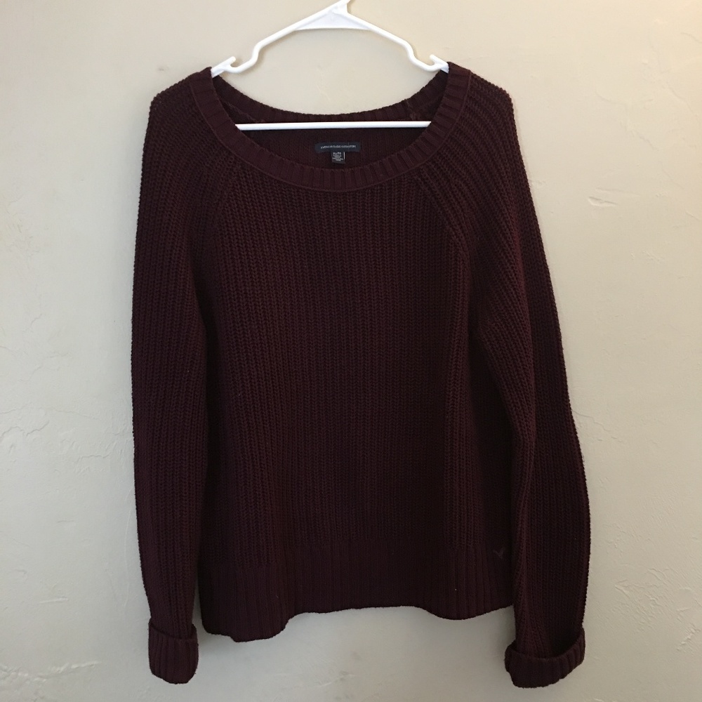 AEO Maroon Sweater